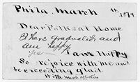 view M0013091: Postcard from Henry Wellcome to his parents