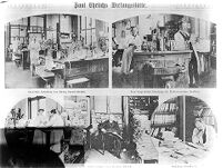 view M0013281: Photograph of the laboratories at the Georg Speyer-Haus