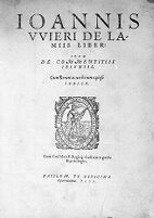view M0013799: Weyer: <i>De Lamiis Liber</i>, 1577: title page