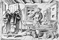 view M0013346: "Friedrike reveives two probationers"