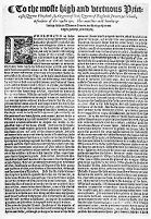 view M0012826: Dedication to Queen Elizabeth from Thomas Geminus: <i>Compendiosa...anatomiae delineatio</i> (1545)
