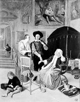 view M0013916: A physician taking the pulse