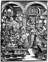 view M0013370: Illustration of Hospital ward from <i>De conseruanda bona valetvdine…</i>, 1553