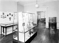 view M0013002: General view of Medicine under three Queens exhibition, 1953