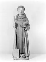 view M0014119: Statue of Saint Fiacre