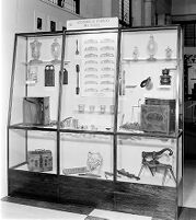 view M0014205: Wellcome Historical Medical Museum Exhibition: "The Story of Pharmacy", 1955