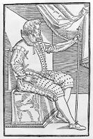 view M0013853: A man without a nose, 16th century