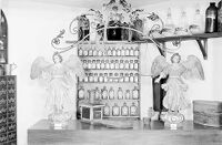 view M0014202: Wellcome Historical Medical Museum Exhibition: "The Story of Pharmacy", 1955