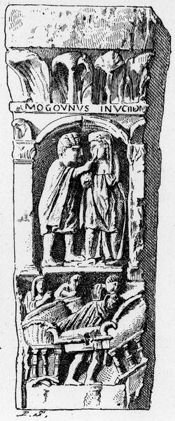 M0013720: Gallo-Roman physician on funerary monument
