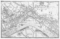 view M0012962: Illustrated map of Westminster