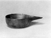 view M0013897: Pewter pap boat, English, 18th-early 19th century