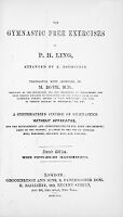 view M0012669: Ling: <i>The gymnastic free exercises</i>, 1855: title page