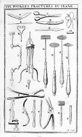 view M0012955: Illustration of bandages, trusses and instruments used in hernia treatment