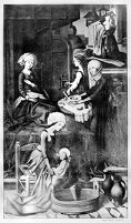 view M0013512: Painting depicting the virgin birth
