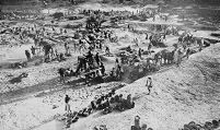 view M0013051: Aerial photograph of an excavation site, Jebel Moya