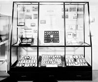 view M0013120: Section V on the Wellcome chemical works in the Wellcome Centenary Exhibition, 1953