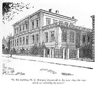 view M0013193: Illustration of the Physical Institute, Wurzburg.