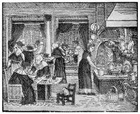 view M0013568: Illustration of cooks making food for the sick