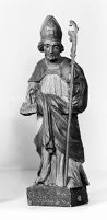 view M0014053: Saint Guevrock (also Gueroc and Kerric) / M0014054: Statue of Saint Livertin / M0014055: Statue of Saint Yves