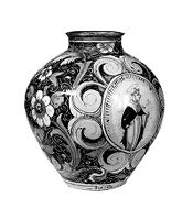 view M0014355: Drug jar, Venice, 16-17th century