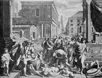 view M0014872: The plague of the Philistines at Ashdod