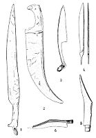 view M0015056: Illustration of Iron Age tools from Hallstatt, Austria