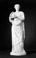 view M0015423: Statue of the Ancient Greek Goddess Hygeia