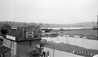 view M0015015: Photograph of the dock at the confluence of river Trym and Bristol Avon at Seamills, near Bristol