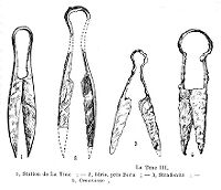 view M0015059: Illustration of Iron Age scissors, La Tene III