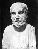 view M0014881: Bust of Hippocrates in the Capitoline Museum, Rome