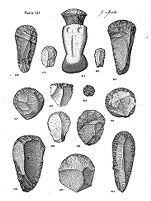 view M0015186: Illustration of Neolithic and Bronze Age scrapers