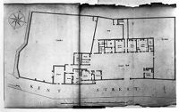 view M0015151: Plan of the Lock Hospital, Southwark / M0015152: Elevation of the wards at the Lock Hospital, Southwark