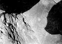 view M0015138: Prehistoric skeleton partially uncovered from a rock shelter, Le roc du Barbeau, France