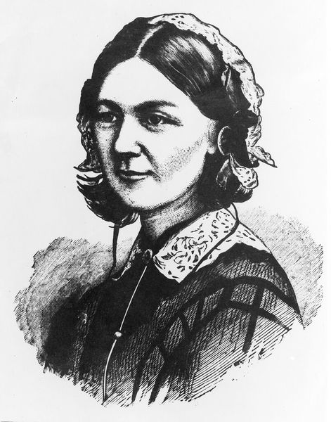 M0015906: Portrait of Florence Nightingale (1820-1910)