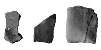 view M0015472: Six potsherds of Neolithic B pottery from Iver, Buckinghamshire