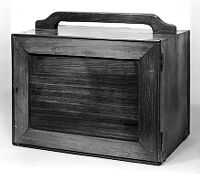 view M0015482: Lord Horatio Nelson's medicine chest: external view