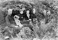 view M0015786: Timothy Richards Lewis (1841-1886) and David Douglas Cunningham (1843-1914) and their families