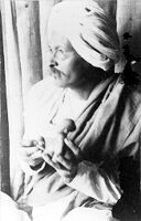 view M0015791: Indian sculptor at work on a statuette of the wife of Timothy Richard Lewis