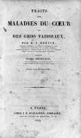 view M0015453: Bertin: <i>Traite des Maladies du Coeur et des Gros Vaisseaux</i>, 1824: title page