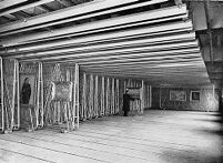 view M0015437: Picture storage racks at the Walker Art Gallery, Liverpool