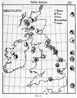 view M0016014: Early Atlantic pollen composition of peats at sites in British islands