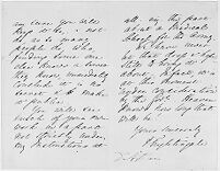 view M0015991: Letter from Florence Nightingale to Dr Aitken, 27 October 1858
