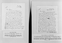 view M0016238: Display board: letter from Sherrington to Derek Denny-Brown, 31 May 1931 / M0016239: Display board: letter from Sherrington to Edward G.T. Liddell, 20 September 1931