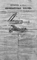 view M0016159: Mechanical Leech, invented by Kidston & Co. 1850