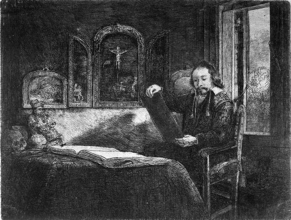 M0016595: Abraham Francen, apothecary: etching