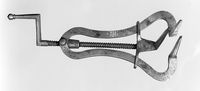view M0017149: Three bladed rectal speculum, 17th century