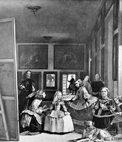 view M0017135: "Las Meninas", Velazquez, 1656