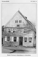 view M0017268: Exterior of the birthplace of Rudolf Virchow (1821-1902)