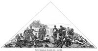 view M0017210: The first dressing on the battle-field, 1869