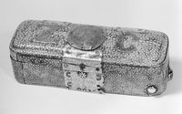 view M0017001: Surgical instrument case belonging to Zachariah Gibson, 18th century